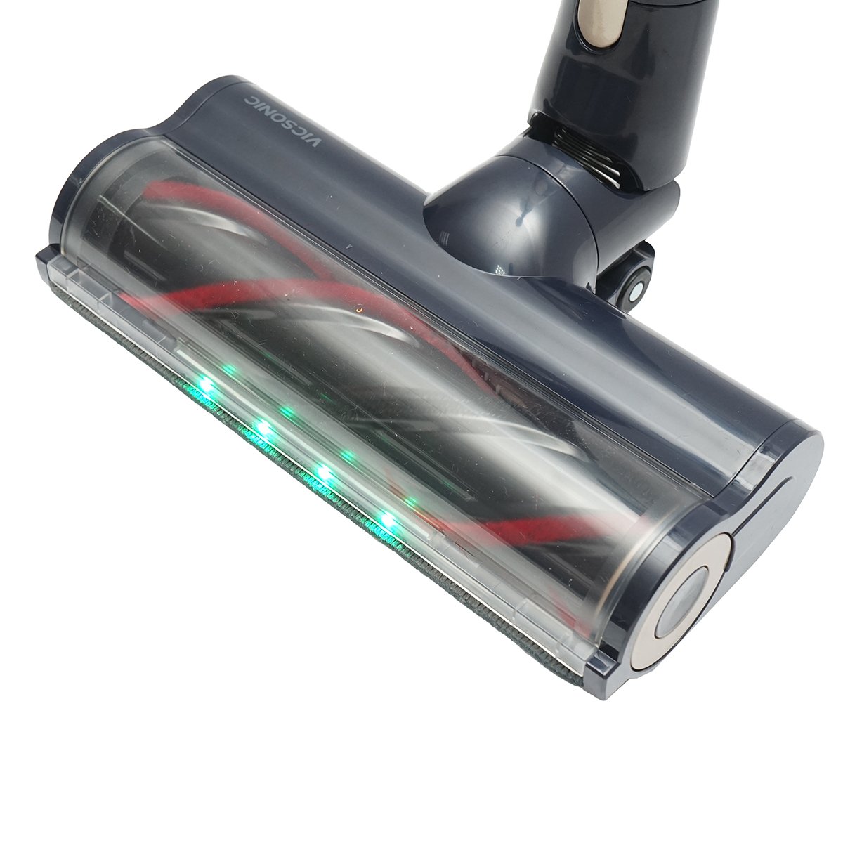 Aspirator vertical fara fir 480W, putere aspirare 15-30 kPa, baterie 2500mAh, recipient praf 1.2L, 4 moduri de aspirare, ecran tactil LED, perie iluminata LED, VICSONIC S7